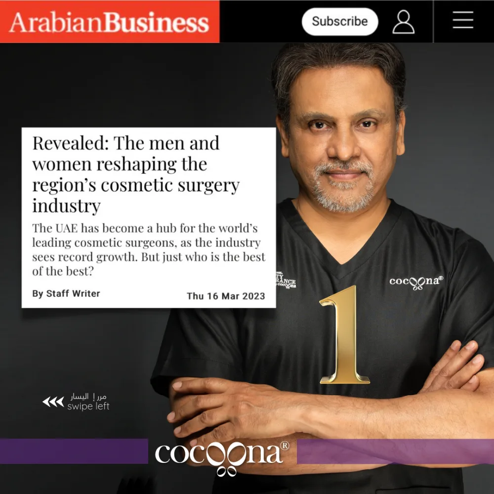 Arabian Business feature on cosmetic surgeons in the region that includes Dr. Sanjay Parashar